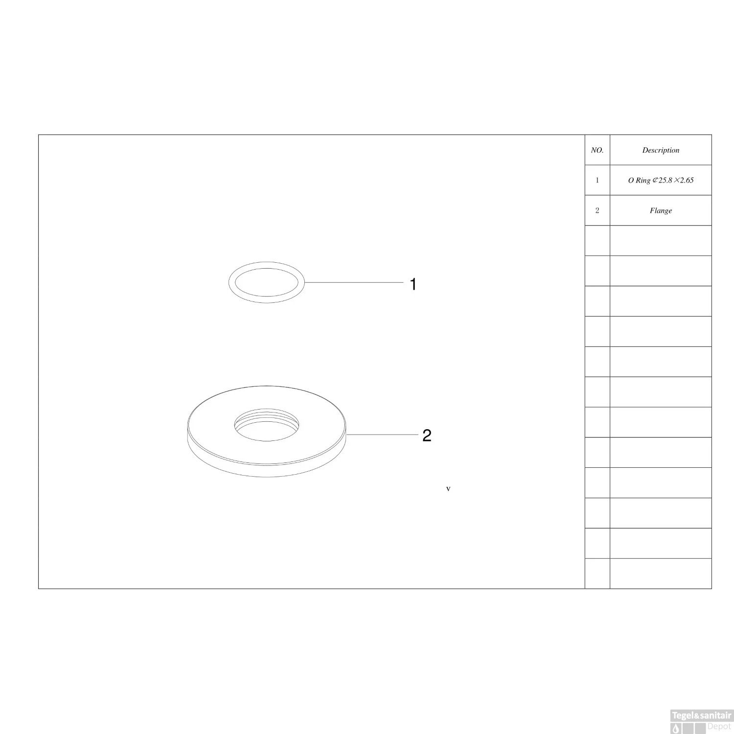 Losse Kraanrozet Wiesbaden Caral Tbv Inbouw Uitloopgedeelte Mat Zwart 5 Losse Kraanrozet Wiesbaden Caral Tbv Inbouw Uitloopgedeelte Mat Zwart - Afbeelding 3