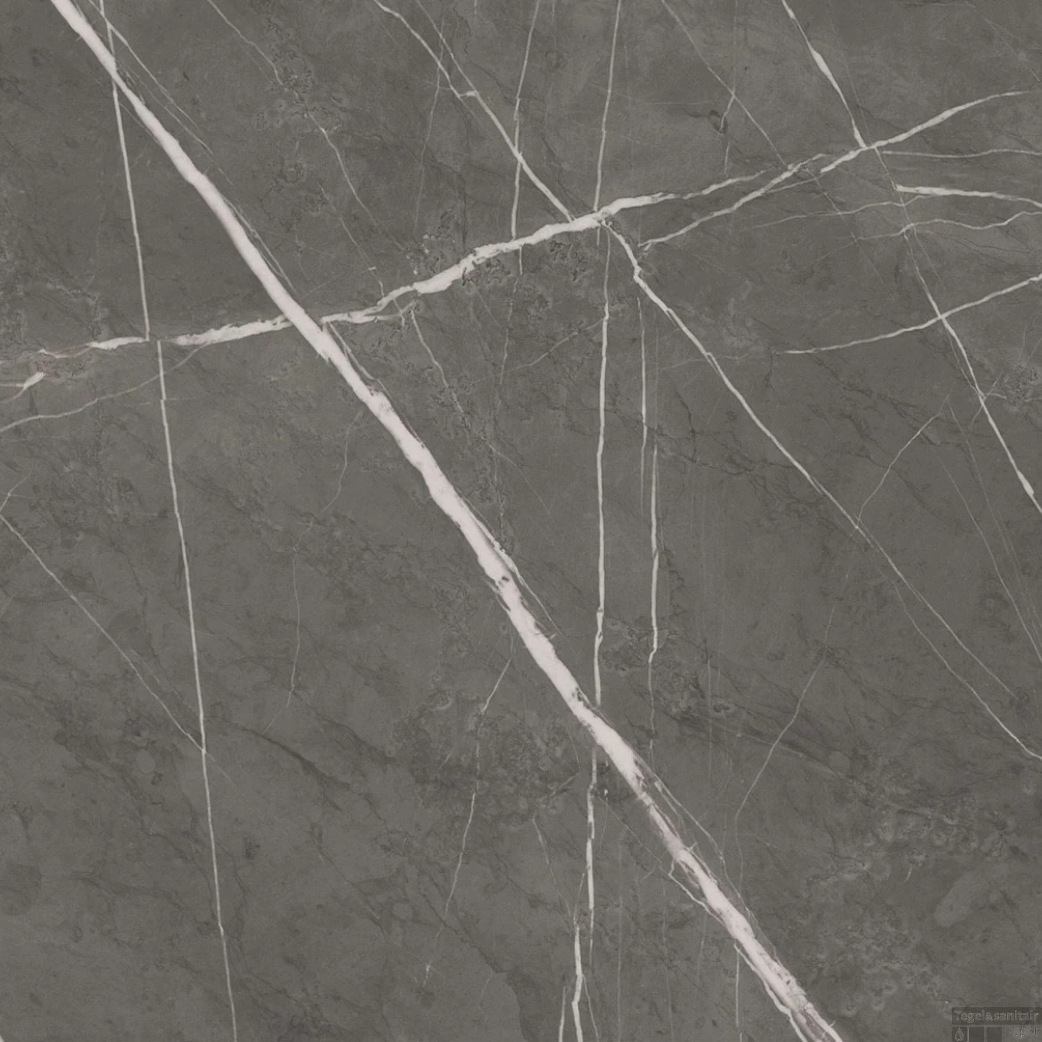 Wastafelblad Gliss Design Topdek 160x46 Cm Marmer Grey Incl. 4 Ophangbeugels 5 Wastafelblad Gliss Design Topdek 160x46 Cm Marmer Grey Incl. 4 Ophangbeugels - Afbeelding 3