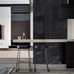 Vloertegel Energieker Ekxtreme Glans 120X120 Cm Marquina Black (Doosinhoud 2,88M2) -Goedkope Stijl Baden Winkel marquina amb lastra 2 1