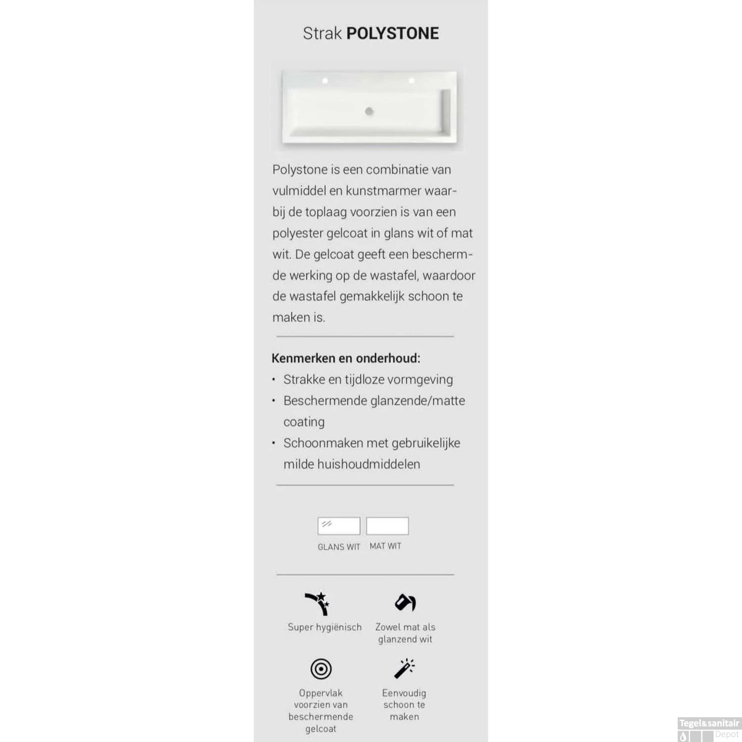 INK Fontein Vice Polystone Zonder Kraangat Incl Verzonken Open Plug 27x27x9 Cm Mat Wit 10 INK Fontein Vice Polystone Zonder Kraangat Incl Verzonken Open Plug 27x27x9 Cm Mat Wit - Afbeelding 8