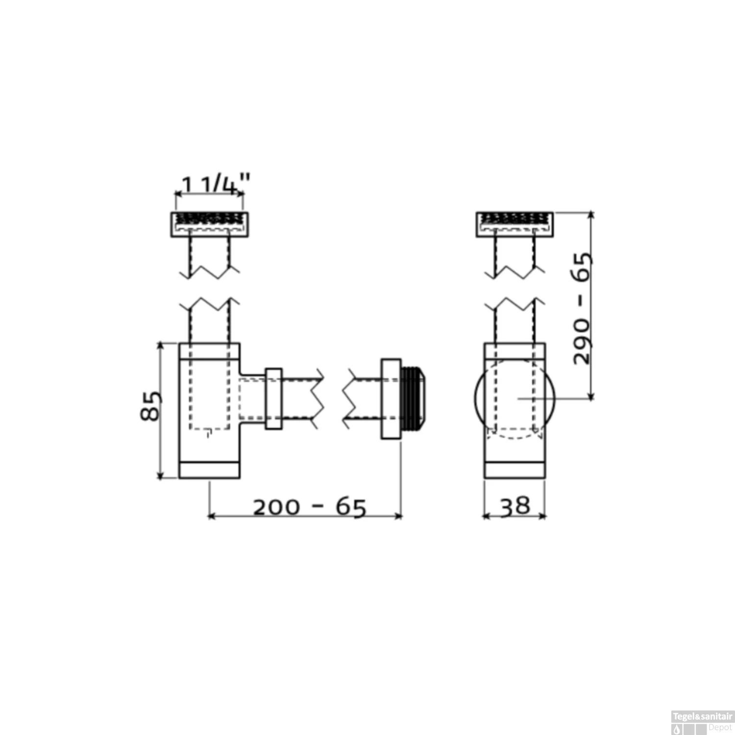 Design Fonteinsifon Clou Mini Suk Chroom (Speciaal Voor Fonteintjes) 4 Design Fonteinsifon Clou Mini Suk Chroom (Speciaal Voor Fonteintjes) - Afbeelding 2
