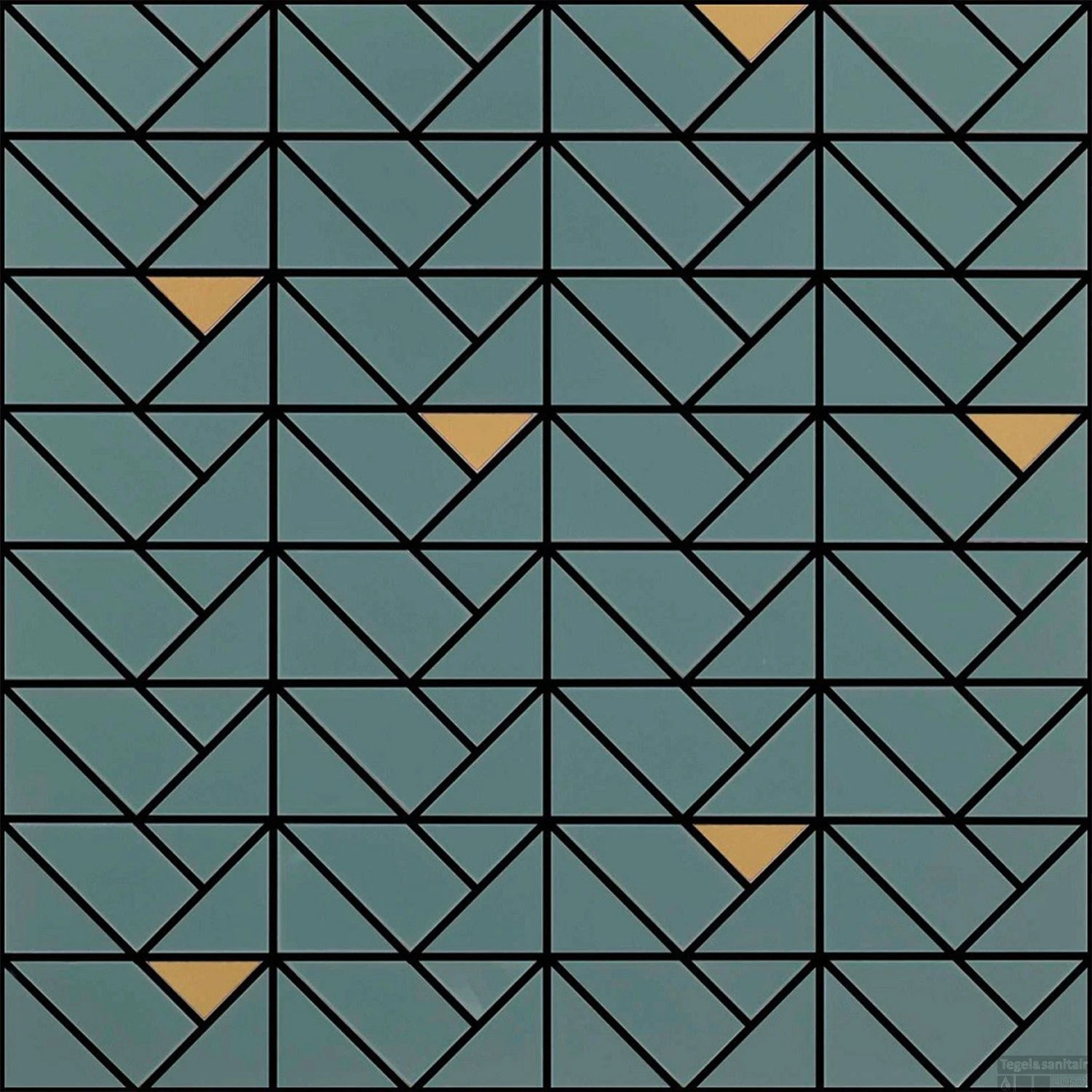 Mozaiek Marazzi Eclettica 40x40cm Groen (Doosinhoud 0,64m2) 3 Mozaiek Marazzi Eclettica 40x40cm Groen (Doosinhoud 0,64m2)