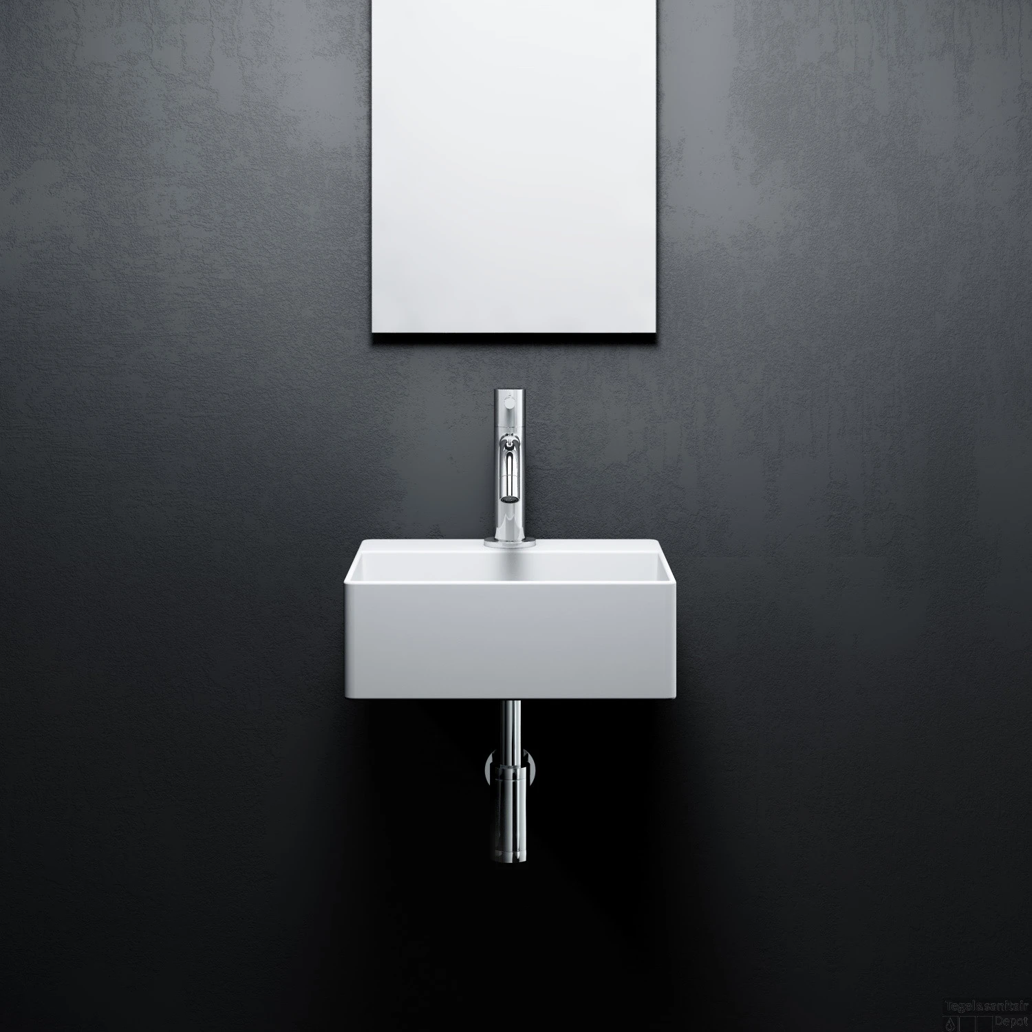 Fontein Clou New Flush 1 Met Plug 28x27x10 Cm Wit Keramiek (met Voorbewerkt Kraangat) 6 Fontein Clou New Flush 1 Met Plug 28x27x10 Cm Wit Keramiek (met Voorbewerkt Kraangat) - Afbeelding 4