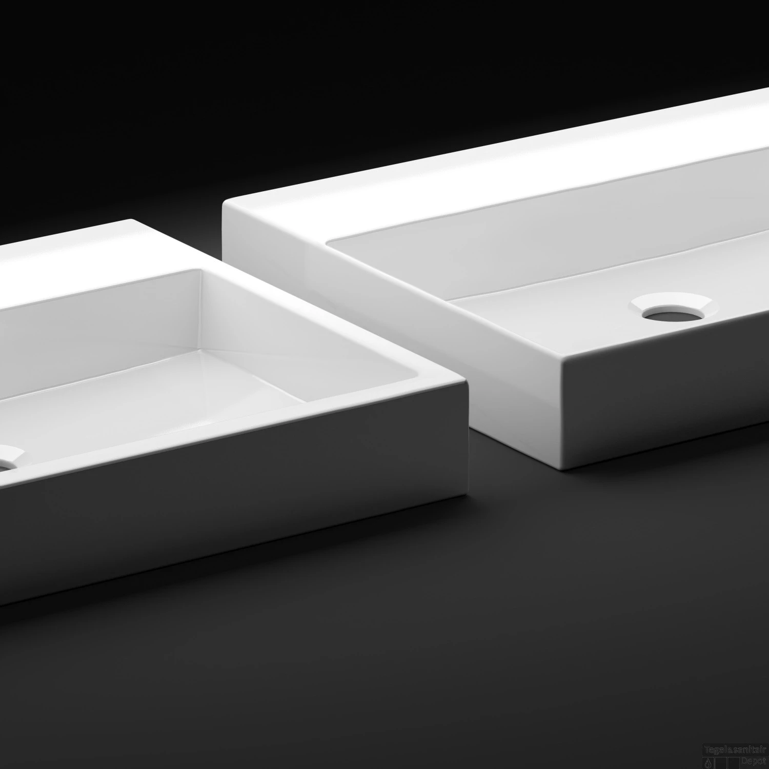 Clou New Wash Me Wastafel 70x42x8cm Met 3 Voorbewerkte Kraangaten Glanzend Wit Keramiek 7 Clou New Wash Me Wastafel 70x42x8cm Met 3 Voorbewerkte Kraangaten Glanzend Wit Keramiek - Afbeelding 5