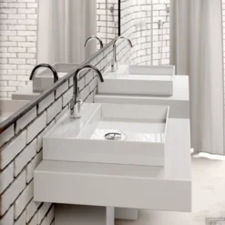 Clou New Wash Me Wastafel 70x42x8cm Met 3 Voorbewerkte Kraangaten Glanzend Wit Keramiek 14 Clou New Wash Me Wastafel 70x42x8cm Met 3 Voorbewerkte Kraangaten Glanzend Wit Keramiek -Goedkope Stijl Baden Winkel new wash me white bricks 01b 1