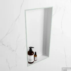 MONDIAZ EASY Nis 59,5x29,5cm In Solid Surface Kleur Greey | Talc. 1 Vak Geschikt Voor In- Of Opbouw -Goedkope Stijl Baden Winkel nis r greey 2 00004 13788763182316