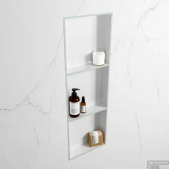 MONDIAZ EASY Nis 89,5x29,5cm In Solid Surface Kleur Greey | Talc. 3 Vakken Geschikt Voor In- Of Opbouw 7 MONDIAZ EASY Nis 89,5x29,5cm In Solid Surface Kleur Greey | Talc. 3 Vakken Geschikt Voor In- Of Opbouw -Goedkope Stijl Baden Winkel nis r greey 2 00011 13788763182758