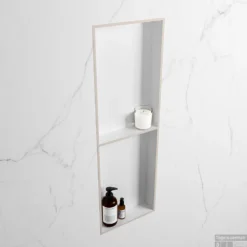 MONDIAZ EASY Nis 149,5x29,5cm In Solid Surface Kleur Linen | Talc. 2 Vakken Geschikt Voor In- Of Opbouw 7 MONDIAZ EASY Nis 149,5x29,5cm In Solid Surface Kleur Linen | Talc. 2 Vakken Geschikt Voor In- Of Opbouw -Goedkope Stijl Baden Winkel nis r linen 2 00008 13788763182143