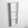 MONDIAZ EASY Nis 89,5x29,5cm In Solid Surface Kleur Smoke | Talc. 3 Vakken Geschikt Voor In- Of Opbouw -Goedkope Stijl Baden Winkel nis r smoke google 1 00011 13788763182761