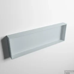 MONDIAZ EASY Nis 89,5x29,5cm In Solid Surface Kleur Clay | Clay. 1 Vak Geschikt Voor In- Of Opbouw