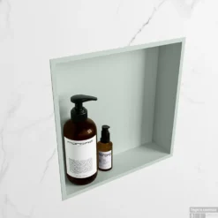 MONDIAZ EASY Nis 29,5x29,5cm In Solid Surface Kleur Greey | Greey. 1 Vak Geschikt Voor In- Of Opbouw -Goedkope Stijl Baden Winkel nis v greey 2 00002 13788763182210