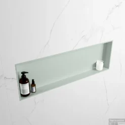 MONDIAZ EASY Nis 89,5x29,5cm In Solid Surface Kleur Greey | Greey. 1 Vak Geschikt Voor In- Of Opbouw 7 MONDIAZ EASY Nis 89,5x29,5cm In Solid Surface Kleur Greey | Greey. 1 Vak Geschikt Voor In- Of Opbouw -Goedkope Stijl Baden Winkel nis v greey 2 00005 13788763182400