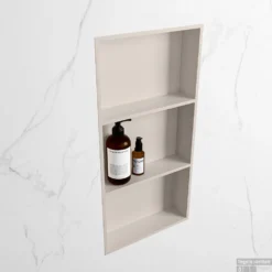 MONDIAZ EASY Nis 59,5x29,5cm In Solid Surface Kleur Linen | Linen. 3 Vakken Geschikt Voor In- Of Opbouw 7 MONDIAZ EASY Nis 59,5x29,5cm In Solid Surface Kleur Linen | Linen. 3 Vakken Geschikt Voor In- Of Opbouw -Goedkope Stijl Baden Winkel nis v linen 2 00010 13788763182589