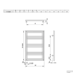 Designradiator Sapho Leontes Recht 59.5x94.4 Cm 479W Brons 7 Designradiator Sapho Leontes Recht 59.5x94.4 Cm 479W Brons -Goedkope Stijl Baden Winkel nt609br designradiator sapho leontes recht 59.5x94.4 cm 479w brons 2