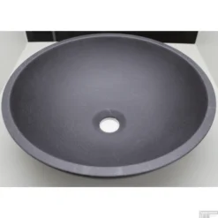 INK Opbouw Waskom Quartz Zonder Kraangat Quartz Zwart -Goedkope Stijl Baden Winkel opbouw waskom ink jazz large zonder kraangat shop3