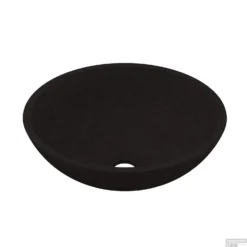 INK Opbouw Waskom Quartz Zonder Kraangat Quartz Zwart -Goedkope Stijl Baden Winkel opbouw waskom ink jazz large zonder kraangat shop