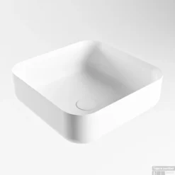 MONDIAZ BINX Waskom Solid Surface 36cm Kleur Talc / Talc -Goedkope Stijl Baden Winkel opbouwkom binx google 2 0002 8157513226590