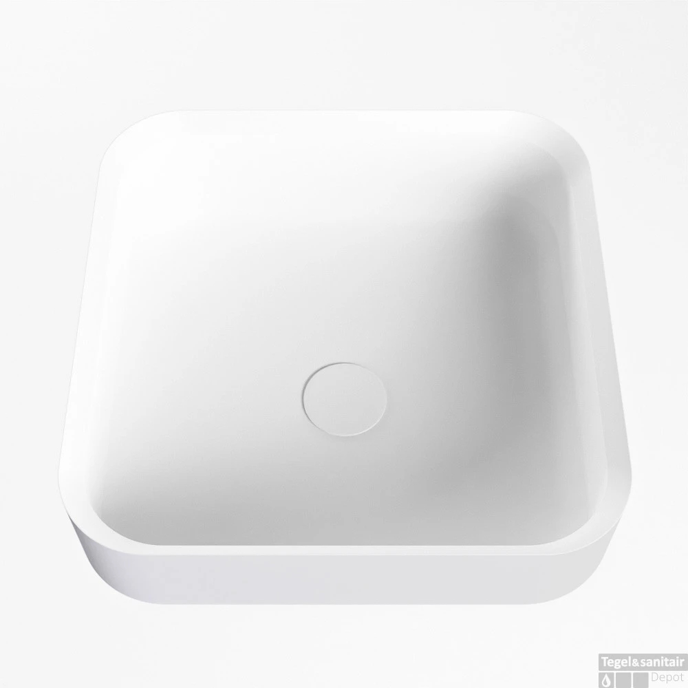 MONDIAZ BINX Waskom Solid Surface 36cm Kleur Cale / Talc 5 MONDIAZ BINX Waskom Solid Surface 36cm Kleur Cale / Talc - Afbeelding 3