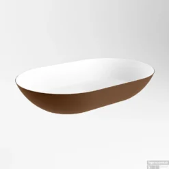 MONDIAZ ONNI Waskom Solid Surface 55cm Kleur Rust / Talc -Goedkope Stijl Baden Winkel opbouwkom omni google 2 0024 8157513233449