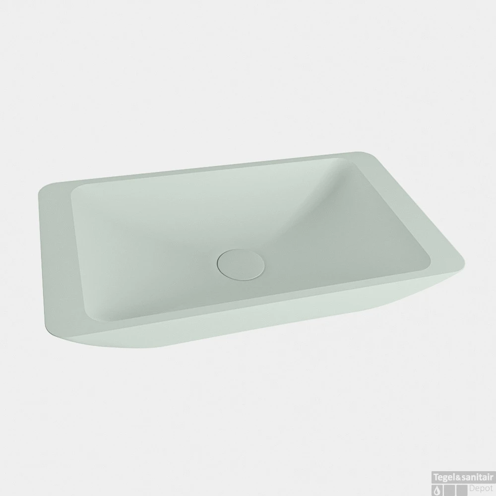 MONDIAZ TOPI Waskom Solid Surface 60cm Kleur Greey / Greey 4 MONDIAZ TOPI Waskom Solid Surface 60cm Kleur Greey / Greey - Afbeelding 2