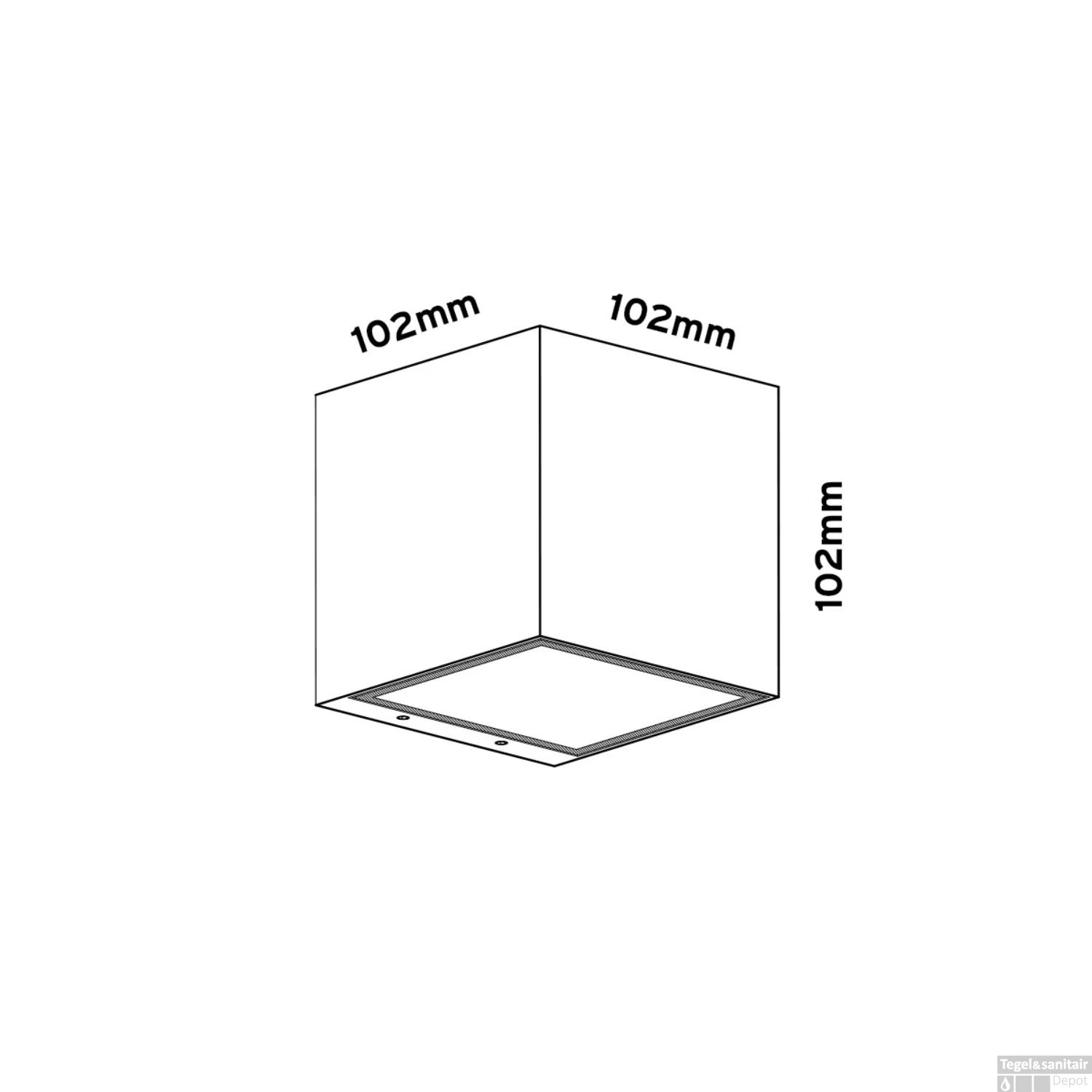 Opbouwspot Boss & Wessing Belle 10.5x6 Cm Grijs 5 Opbouwspot Boss & Wessing Belle 10.5x6 Cm Grijs - Afbeelding 3