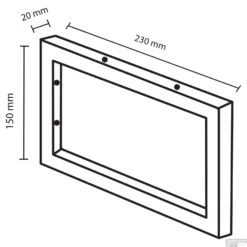 Ophangbeugel Differnz 2x23x15 Cm RVS (per 2 Stuks) 6 Ophangbeugel Differnz 2x23x15 Cm RVS (per 2 Stuks) -Goedkope Stijl Baden Winkel ophangbeugel differnz 2x23x15 cm rvs per stuk tech