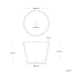 Opzet Wastafel Urbi Et Orbi Circum Beton 38x31 Cm Antraciet 15 Opzet Wastafel Urbi Et Orbi Circum Beton 38x31 Cm Antraciet -Goedkope Stijl Baden Winkel opzet wastafel urbi et orbi circum beton 38x31 cm tech