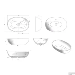 Opzetwastafel Luca Sanitair Ovaal 48x32.5x13.5 Mineral Stone Glans Wit 11 Opzetwastafel Luca Sanitair Ovaal 48x32.5x13.5 Mineral Stone Glans Wit -Goedkope Stijl Baden Winkel opzetwastafel luca sanitair ovaal 48x32.5x13.5 mineral stone glans wit tech
