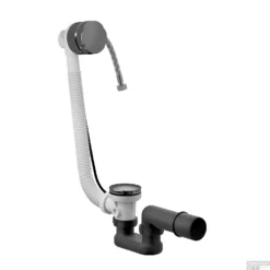 Badoverloop Hotbath Cobber Vulcombinatie Zwart Chroom