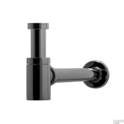 Fontein Sifon Hotbath Cobber Rond Zwart Chroom