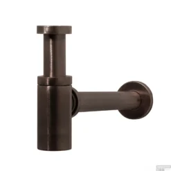 Wastafel Sifon Hotbath Cobber Rond Verouderd Messing