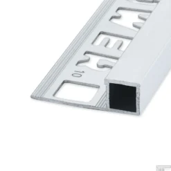 Tegelprofiel QUBOX Ox Vierkant Aluminium Hoogglans Geborsteld 10 X 2500mm