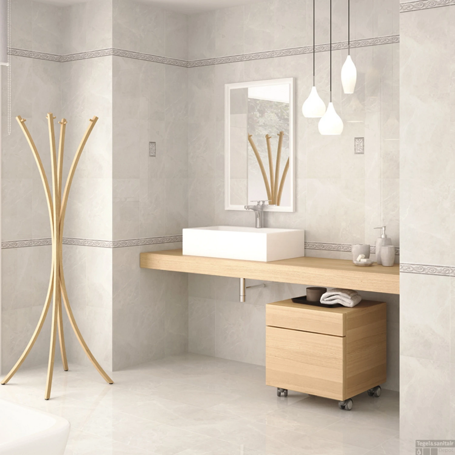 Mozaïektegel Cristacer Palladium Bianco 33.3x33.3cm (Per M2) 5 Mozaïektegel Cristacer Palladium Bianco 33.3x33.3cm (Per M2) - Afbeelding 3