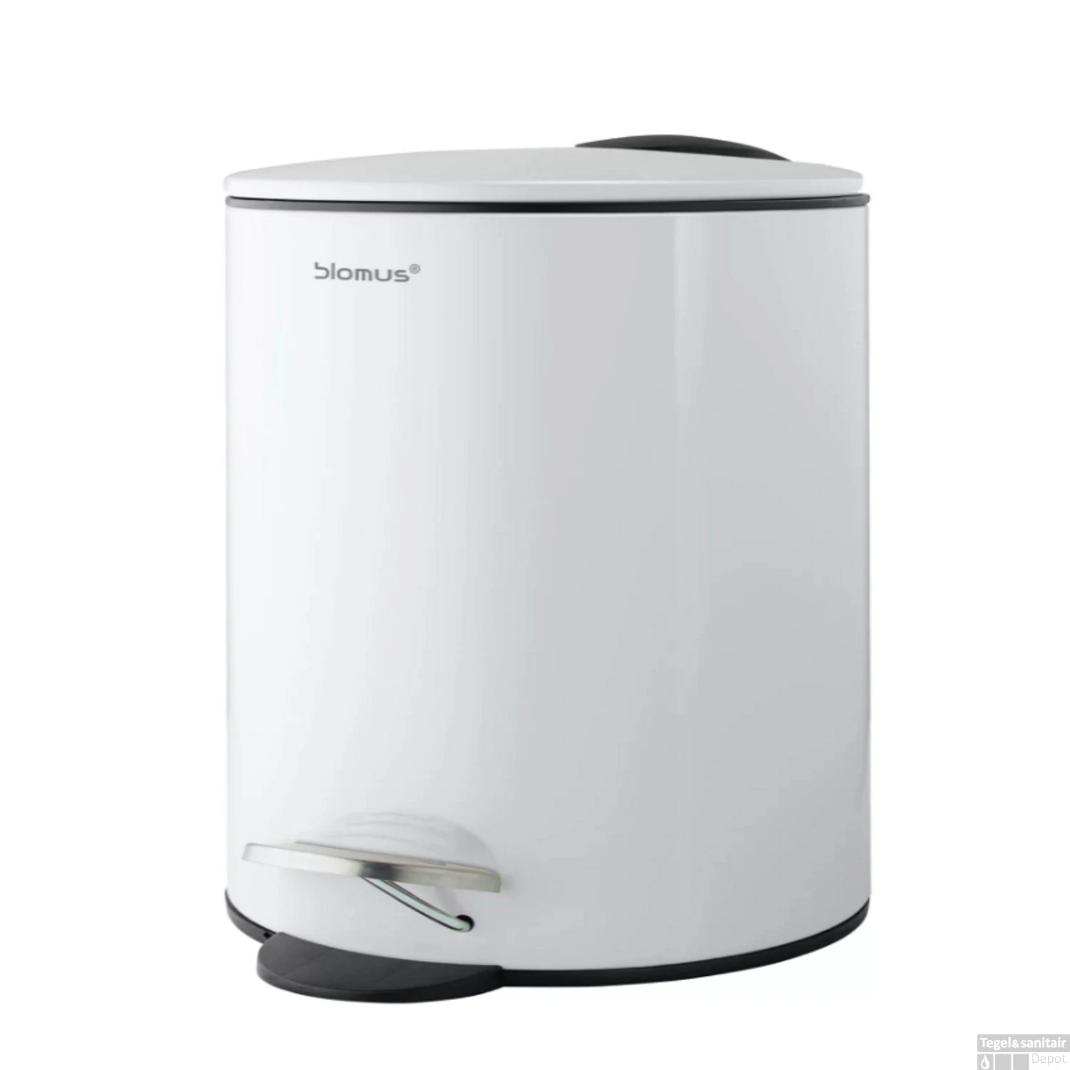 Pedaalemmer Blomus Tubo 5 Liter Wit 3 Pedaalemmer Blomus Tubo 5 Liter Wit