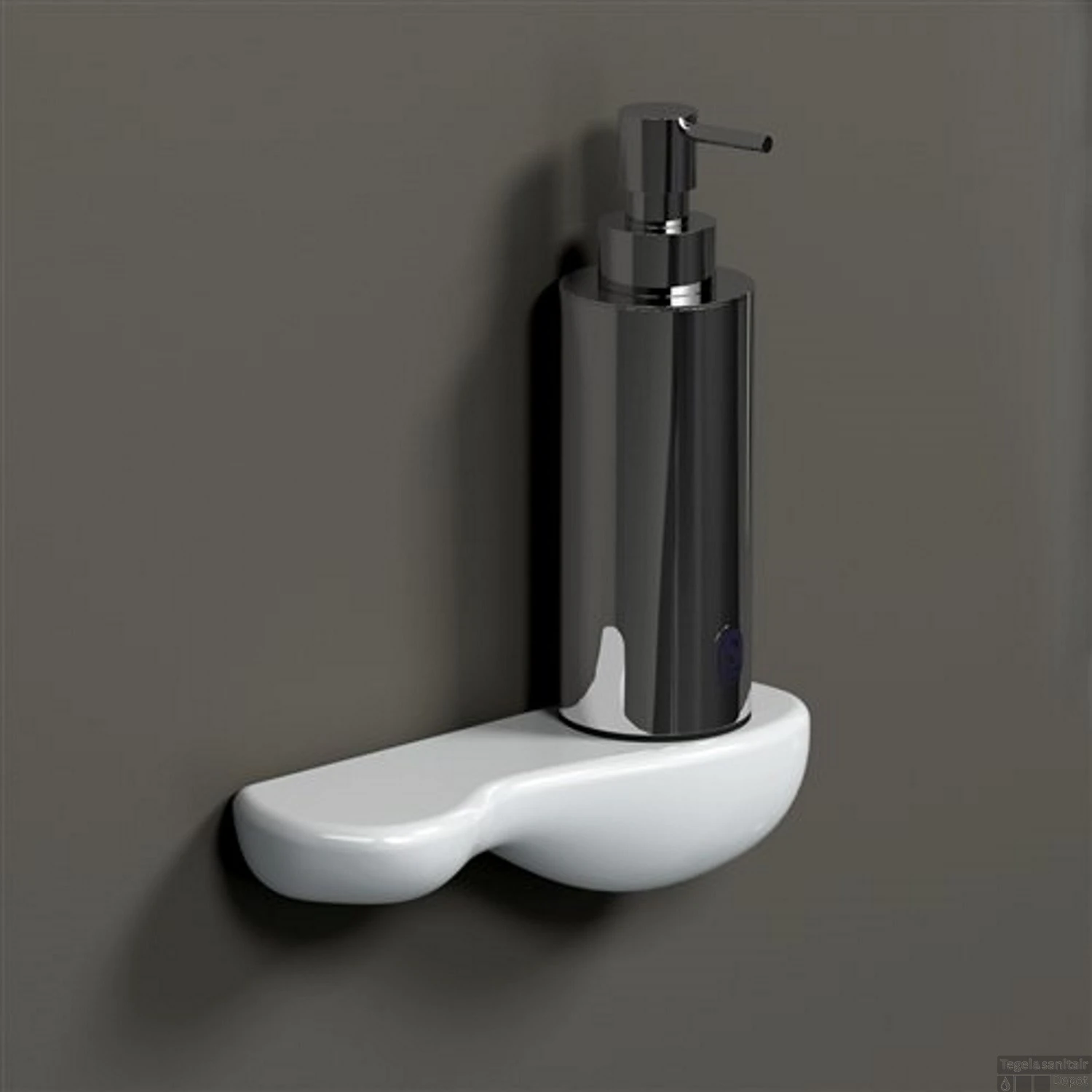 Planchet Clou Cliff 19cm Keramiek Glans Wit 4 Planchet Clou Cliff 19cm Keramiek Glans Wit - Afbeelding 2