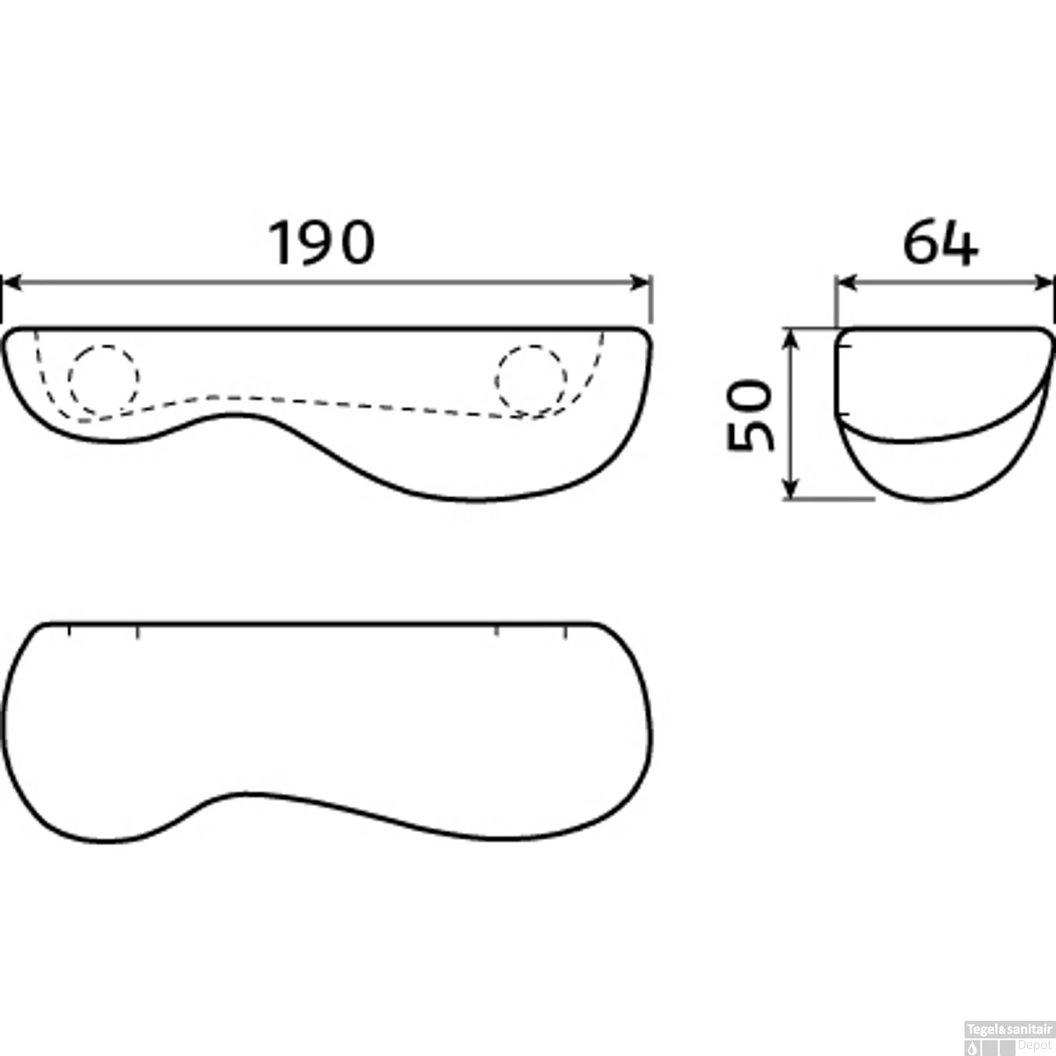 Planchet Clou Cliff 19cm Keramiek Glans Wit 9 Planchet Clou Cliff 19cm Keramiek Glans Wit - Afbeelding 7