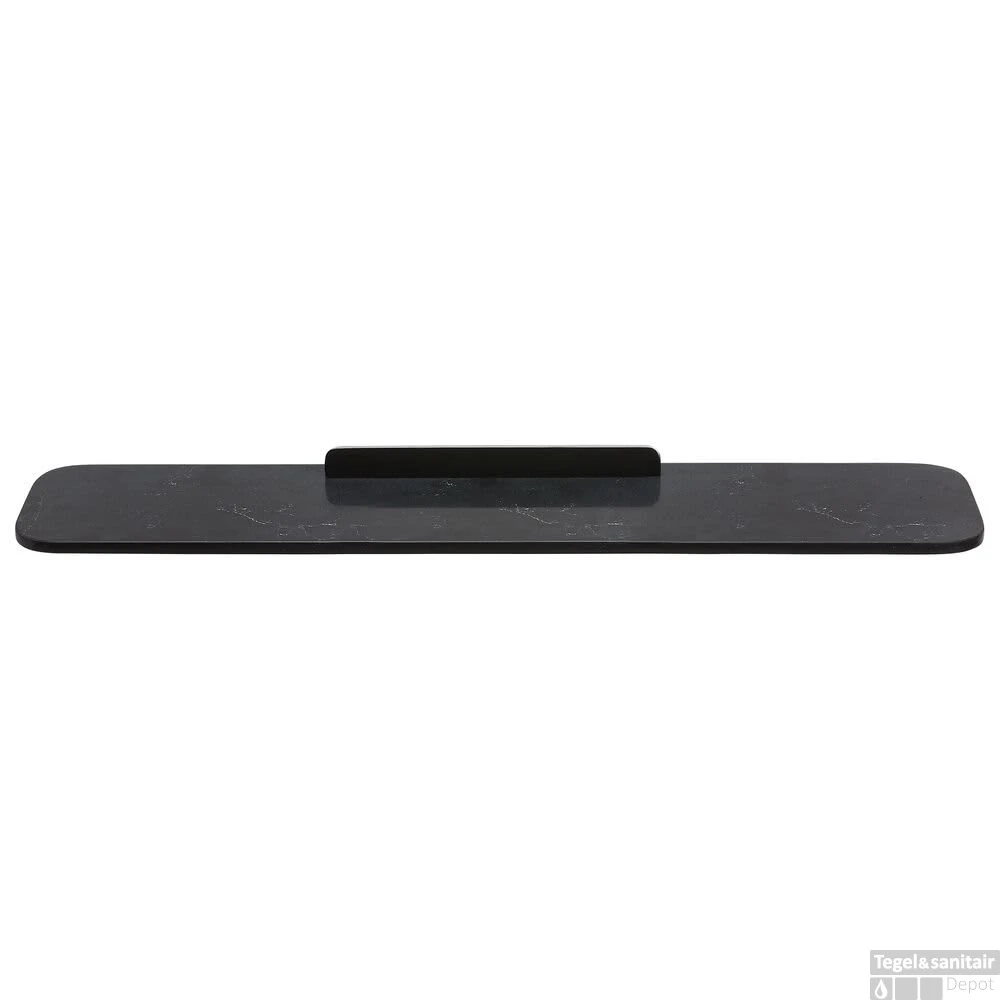 Planchet Geesa Shift Zwart Met Matzwarte Marmerlook 60 Cm 4 Planchet Geesa Shift Zwart Met Matzwarte Marmerlook 60 Cm - Afbeelding 2