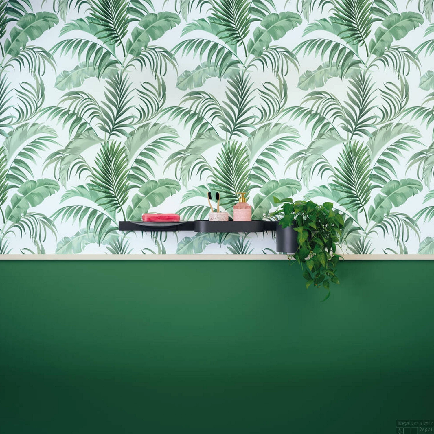 Planchet HansGrohe WallStoris Mat Zwart 5 Planchet HansGrohe WallStoris Mat Zwart - Afbeelding 3