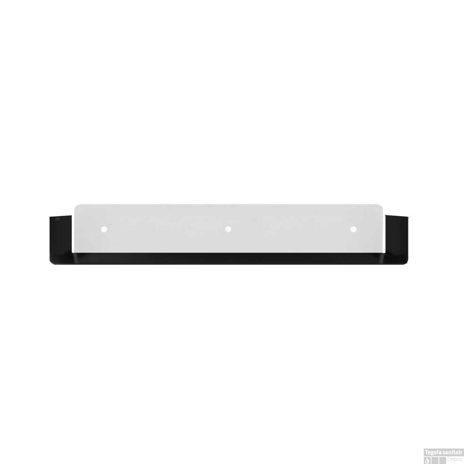 Planchet Inbouw LoooX CShelf 30x10cm Gecoat Staal Mat Zwart 3 Planchet Inbouw LoooX CShelf 30x10cm Gecoat Staal Mat Zwart