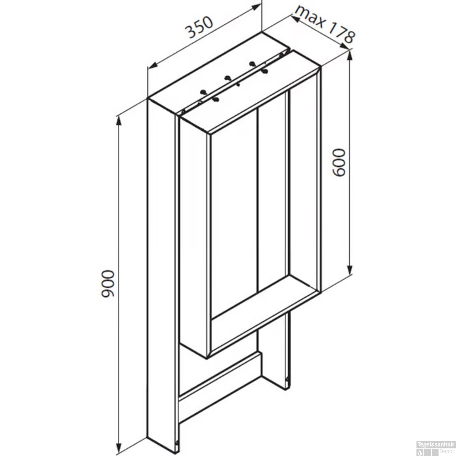 Planchet Novellini Kuadra Voor Douchewand 90x35x18 Cm Mat Zwart 4 Planchet Novellini Kuadra Voor Douchewand 90x35x18 Cm Mat Zwart - Afbeelding 2
