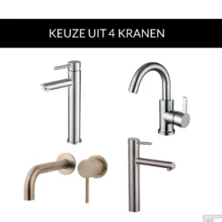 Waskomset BWS Rond 26x12 Cm Keramiek Mat Zwart / RVS (inclusief Kraan, Afvoer En Sifon) 9 Waskomset BWS Rond 26x12 Cm Keramiek Mat Zwart / RVS (inclusief Kraan, Afvoer En Sifon) -Goedkope Stijl Baden Winkel plg0271104setrvs waskomset bws rond 26x12 cm keramiek mat zwart rvs inclusief kraan afvoer en sifon 3