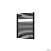 Designradiator Boss & Wessing Odro Gebogen Met Zijaansluiting 76,4x58,5 Cm 528 Watt Mat Zwart