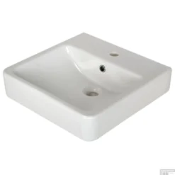 Opbouwwastafel Seattle Met Kraangat 45x45 Cm Wit