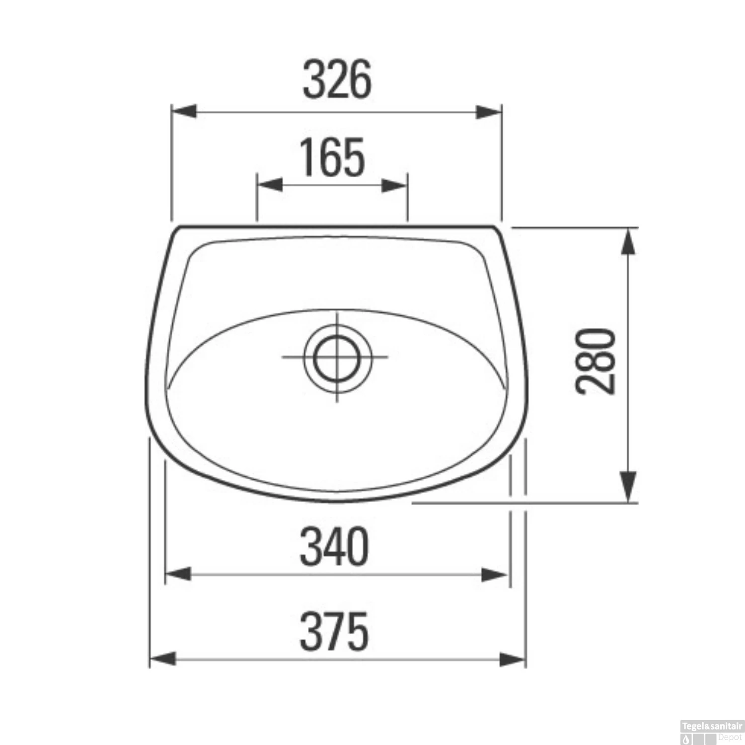 Plieger Brussel Fontein 37,5x28 Cm Wit 8 Plieger Brussel Fontein 37,5x28 Cm Wit - Afbeelding 6
