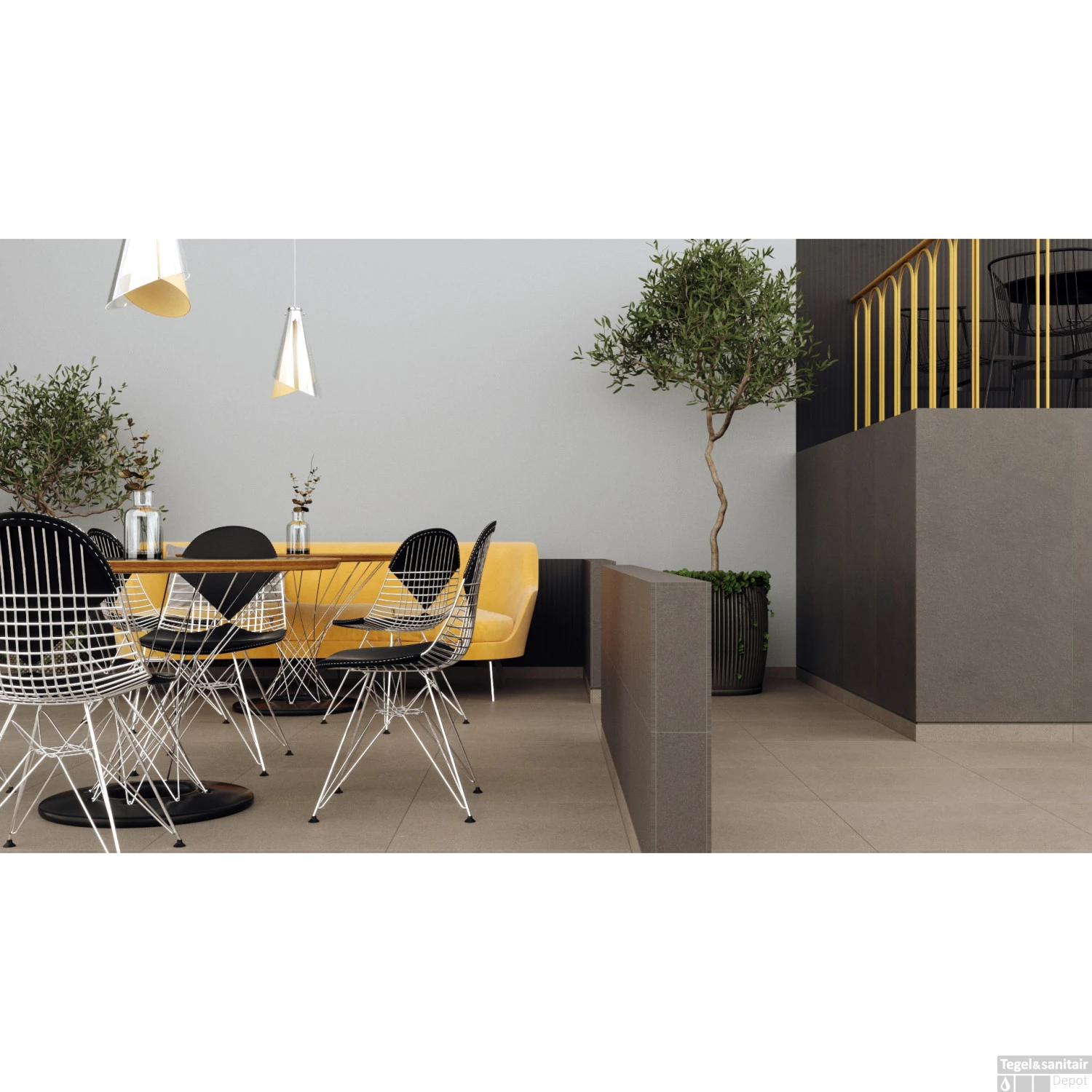 Plint T.b.v. Piet Boon Mono Luna 6,5x60 Cm Beige 3 Plint T.b.v. Piet Boon Mono Luna 6,5x60 Cm Beige - Afbeelding 2