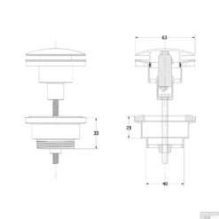 Plug BWS Salt Stop And Go Mat Zwart -Goedkope Stijl Baden Winkel plug stop and go zwart tec