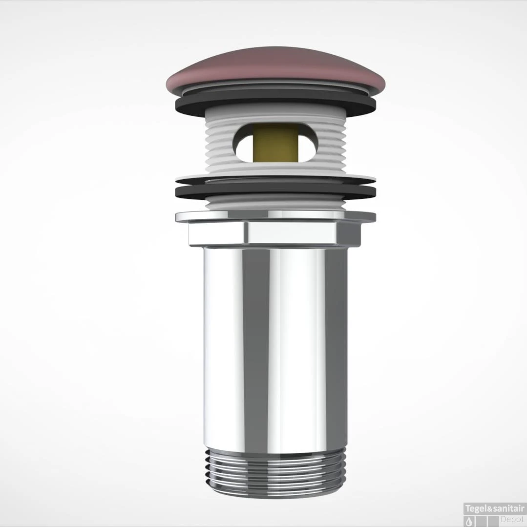 Pop-up Waste Wastafel Arcqua 1-1/4 Universeel Mat Roze 3 Pop-up Waste Wastafel Arcqua 1-1/4 Universeel Mat Roze