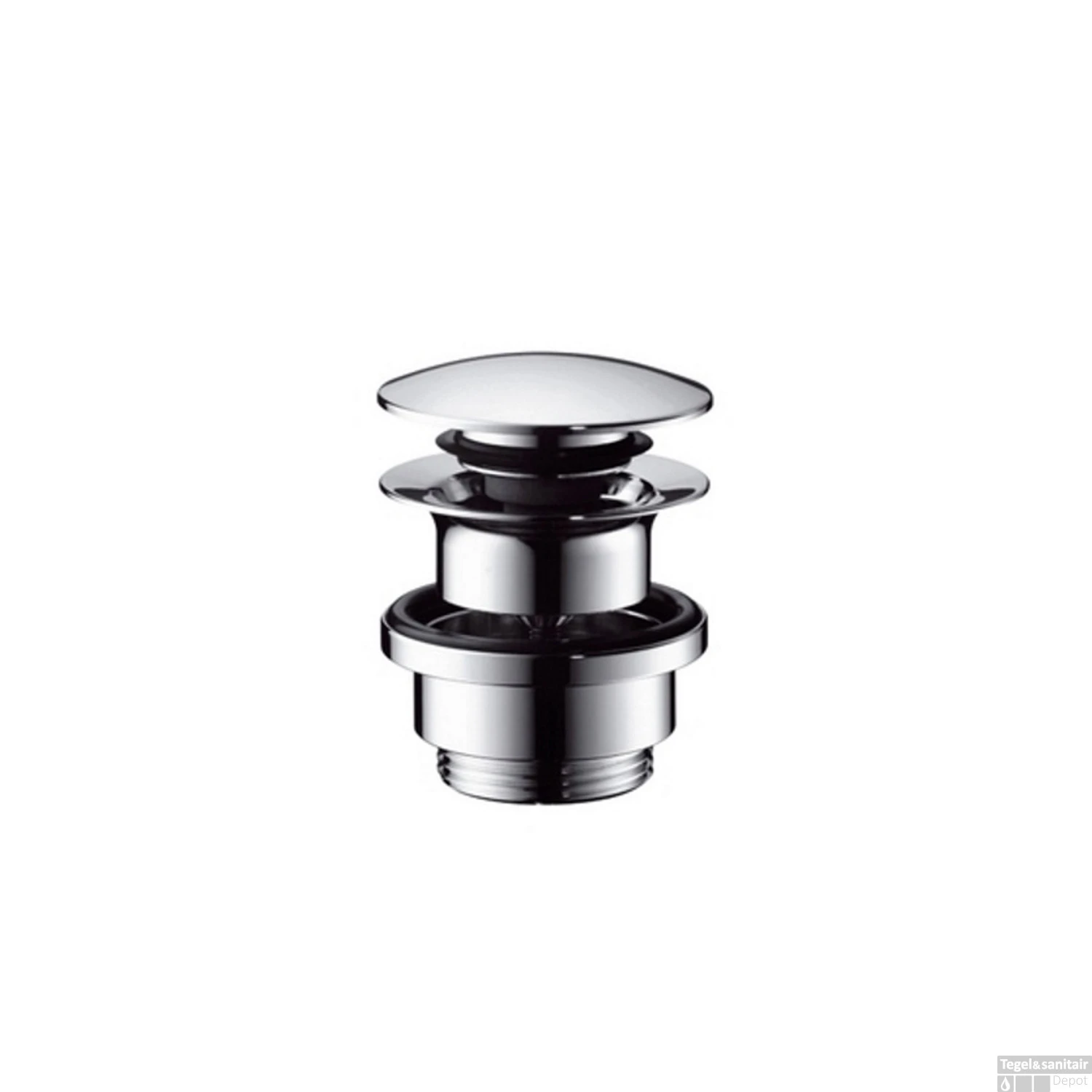 Push Open Afvoergarnituur DN32 HansGrohe Chroom 3 Push Open Afvoergarnituur DN32 HansGrohe Chroom