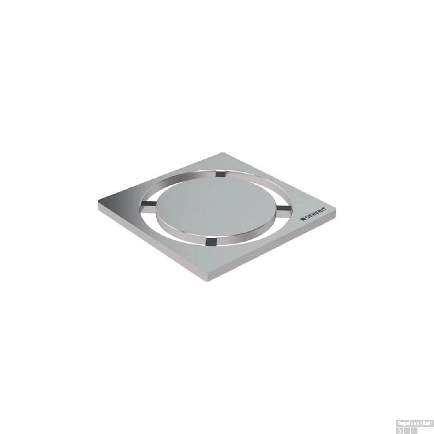 Putrooster Geberit Design Voor Vloerput Douche Rond 8x8cm RVS 3 Putrooster Geberit Design Voor Vloerput Douche Rond 8x8cm RVS