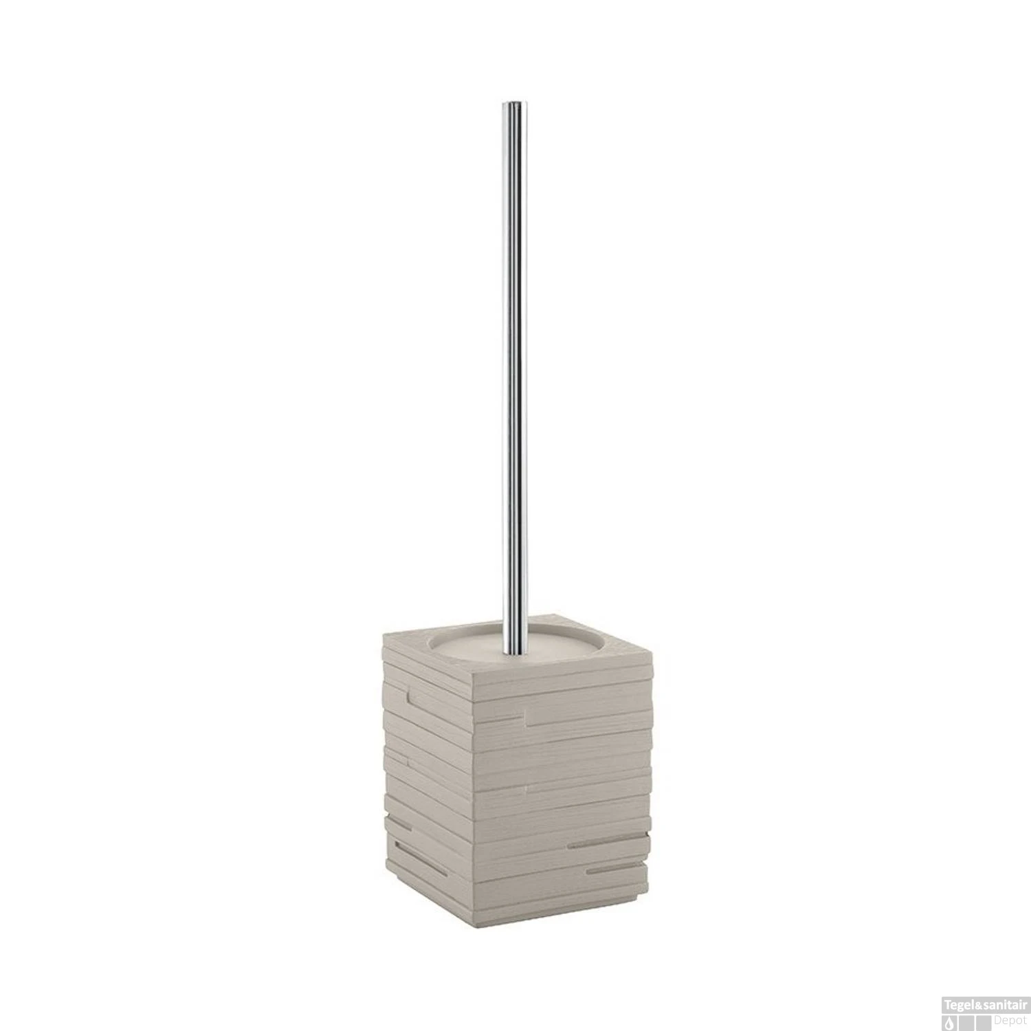 Toiletborstelhouder Sapho Quadrotto Vrijstaand 38x9.5 Cm Polyresin Beige 3 Toiletborstelhouder Sapho Quadrotto Vrijstaand 38x9.5 Cm Polyresin Beige